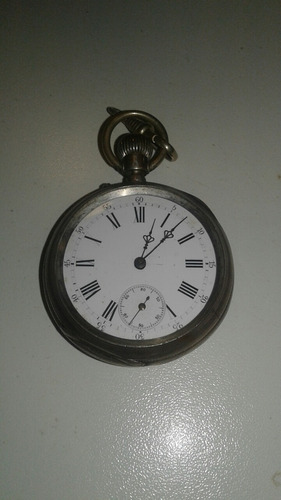 Reloj De De Bolsillo Remontor Cylindre 10 Rubíes