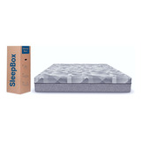 Colchón Sleepbox Black - 2 Plazas 140x190cm Color Gris Oscuro