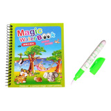 Libro Mágico Para Colorear Con Agua Reutilizable Cuaderno