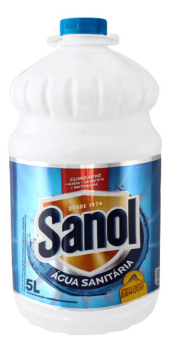 Agua Sanitária Sanol 5l