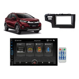 Multimídia Mp5 Honda Wrv 17 18 19 20 21 Usb Bt E Moldura