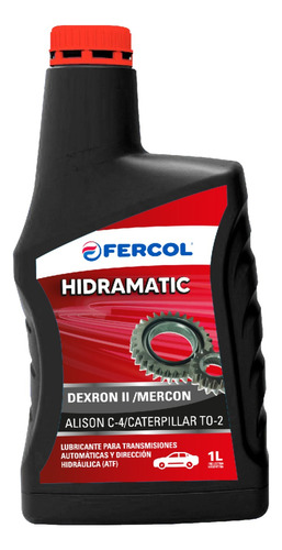 Aceite Fercol Hidraulico Atf Hidramatic Rojo 1 Litro Auto