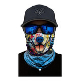 Bandana Buf Mascara 3d Bici Moto Run Protección Uv Dog  