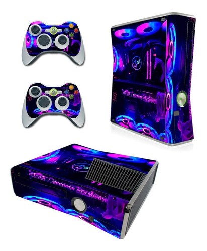 Skin Personalizado Para Xbox 360 Slim Dj (0121)