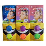 Glitter En Pasta Maquillaje Artistico Pintafan Pack X 6 Col
