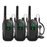 Kit X 3 Handy Baofeng Radio Walkie Talkie Bft12 16ch Uhf