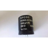 2xcapacitor Eletrolítico 1000uf X 200v Epcos Original B43845