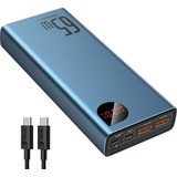 Cargador D/batería Portátil, 20000 Mah, Usb C, Pd3.0; Baseus