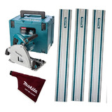 Kit Serra Circular Sp6000j Makita 165mm+ Maleta+ Coletor 110v