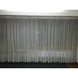 Cortina De Voile Blanca Para Rieles--2x2---impecables!!!