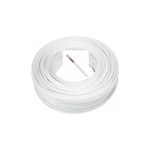 100m Cable Pin Color Blanco Cca 1 Par Alarma, Teléfono