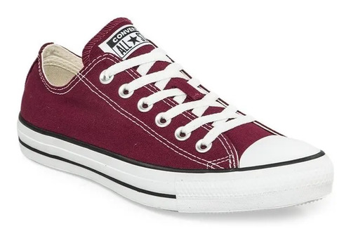 Zapatillas Converse All Star Bordo Blanco Color Temporada | Envío gratis