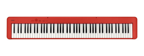 Piano Digital Casio Cdp-s160 88 Teclas Sensitivas - Vermelho