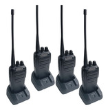 Kit 4 Walkie Talkie Baofeng Uv-6 Banda Dupla 128 Canais Ht