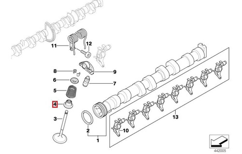 Goma Vlvulas Bmw E87 E46 E90 116i 120i 318i 320i X3 X5 Z4 Foto 3