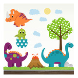 Adesivo Infantil Dinossauro Zoo Safari Decorativo 08