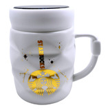 Taza Pocillo Mugs Espejo Ceramica Enjoy Sweet Cafe Coffe Color Blanco G