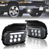 Luces Antiniebla Led Con Drl Para Chevy Silverado 1500 2500h