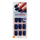 Kiss New York Impress Unhas Autocolantes Médio - Look At Me