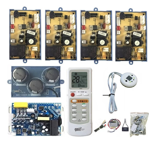 Placa Ar Inverter Multi Split 4 Evaporadoras Até 30mil Btu