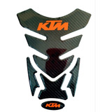 Protector De Tanque Tank Pad Ktm Fibra De Carbono