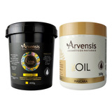  Produtos De Beleza Arvensis Cachos Naturais E Tec Oil Hidratação, Nutrição, Definição Dos Cachos De 1345ml 1345kg