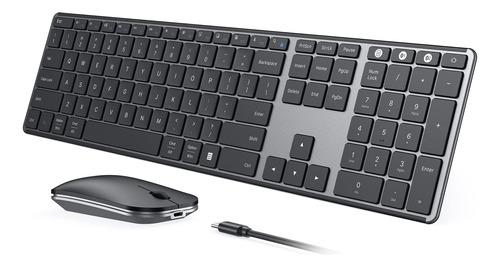 Seenda - Combo De Teclado Y Mouse Inalambricos Bluetooth (us