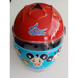 Casco Infantil Juvenil Rojo Talla 51-53cm Amplio 8 A 16 Años