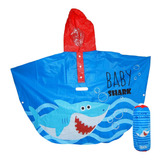 Capas/pilotos/ponchos Impermeables Infantiles Diseño Tiburon