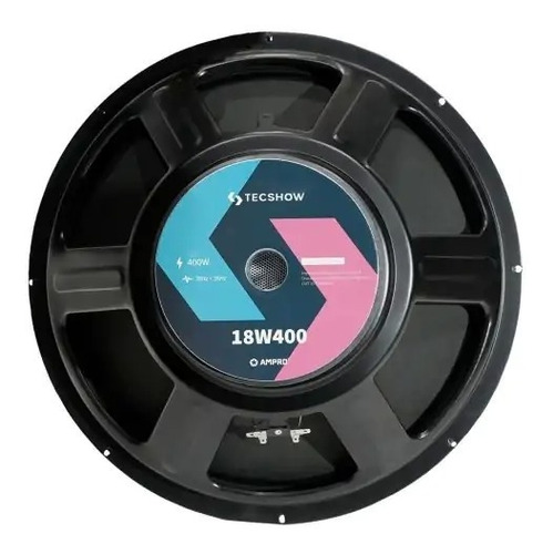 Parlante Woofer 18 Pulgadas Tecshow 18w400 400 W Rms