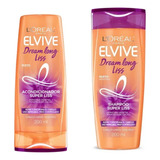 Combo Elvive Loreal Dream Long Liss Shampoo + Acond 200ml