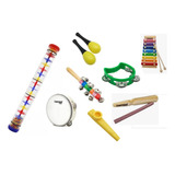 Kit Musicalização Infantil C/ 8 Percussões - Liverpool Kids