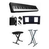 Yamaha P145 Piano Digital Contemporáneo Kit Completo Full 