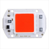 Led Cob Color Roja, 650nm, 220v, 30w, No Necesita Driver