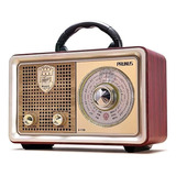 Portátil Prunus J-110 Retro Am Fm Radio, Vintage Altavoz Blu