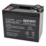 Batería Epcom Panel Solar 12v 75ah Agm-vrla Ciclo Profundo