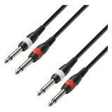 Cable 2 Plug Mono Y Griega Adam Hall K3tpp0300 Audio