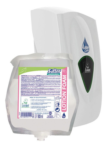 Lotion Foam Eco 800ml Sutter - Jabón De Manos Perfumado En 