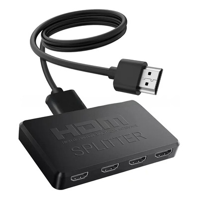 Splitter Hdmi 1080p 4k 1 entrada y 4 salidas 1x4,splitter divisor de senal hdmi de 4 salidas,Divisor Hdmi Adaptadores hdmi splitters | MercadoLibre