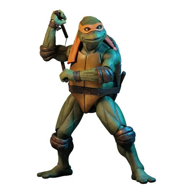 Tartarugas Ninja Michelangelo 1990 Movie Neca Tmnt 18cm | Parcelamento sem juros