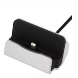 Base Dock Metalizada Usb-lighting iPhone 5,6,7,8,8plus