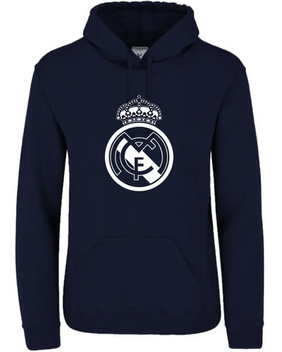 Sudadera Real Madrid Logo Para Niño Y Niña Unisex