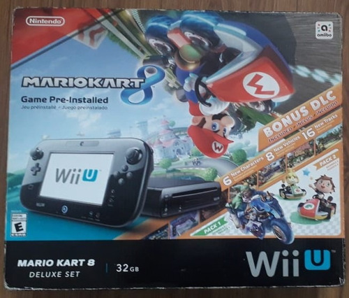 Nintendo Wii U Mario Kart 8 + Controles + 3 Juegos Fisicos