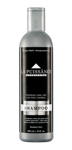 Shampoo Matizador Black 300ml Cabello Platinado La Puissance