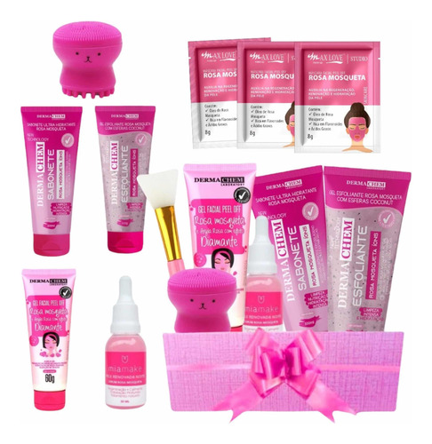Kit Skin Care Rosa Mosqueta Completo - 7 Itens