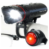 Cycle Torch Shark 500 Usb Juego De Luces Recargables Para Bi