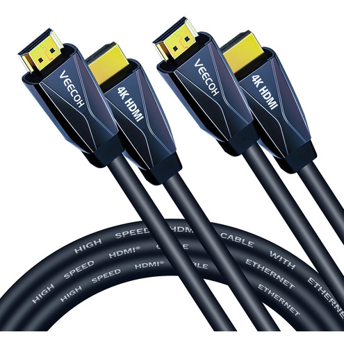 Veecoh Cables Hdmi 4k De 10 Pies/3m 2 Unidades, Cables Hdmi