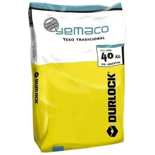 Bolsa De Yeso Pared Yemaco Durlock X 40kg