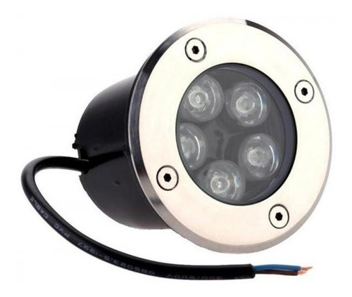 Balizador Luminária Led Chão Piso Jardim 5w Embutir Blindado