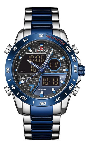 Reloj De Pulsera Deportivo Militar Para Hombre, De Acero Ino